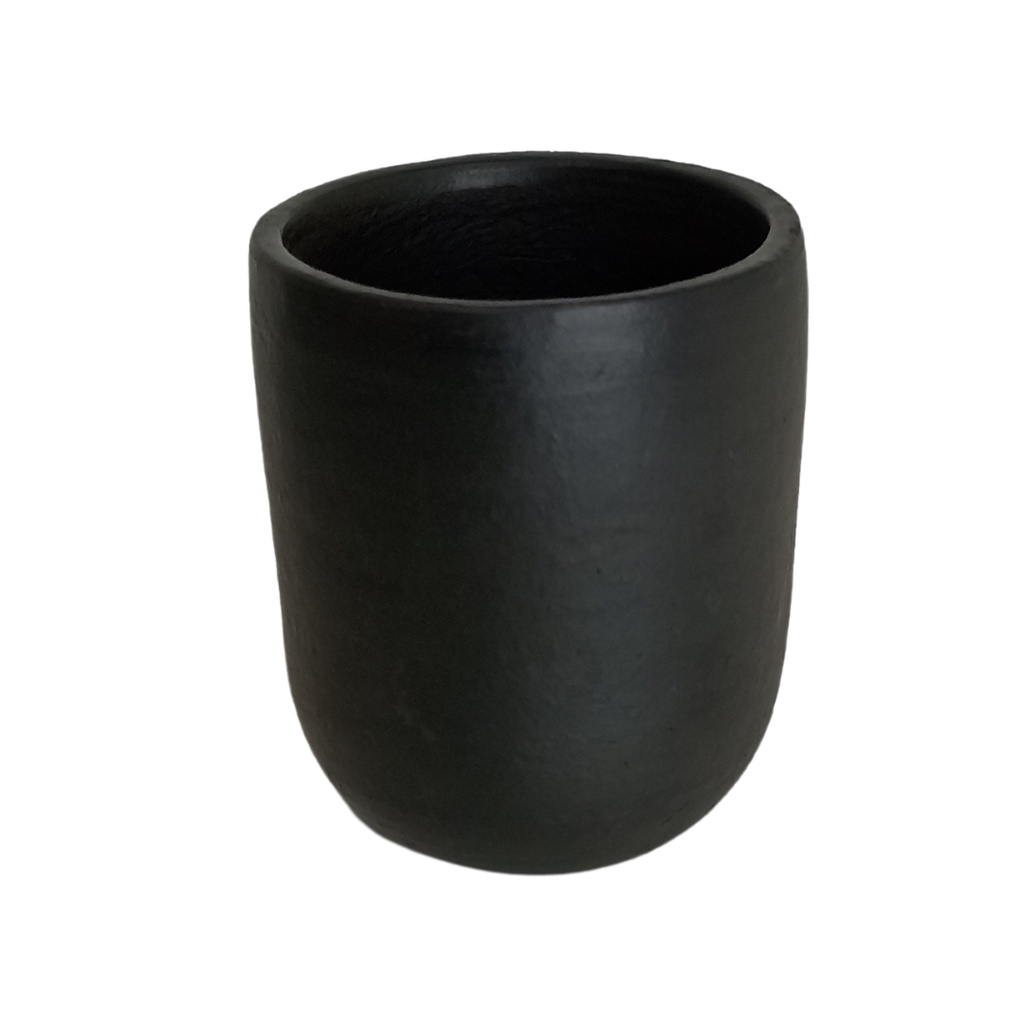 KIT 6 Copos de Barro Preto P