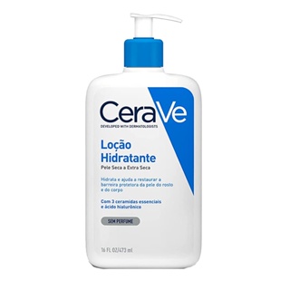 Cerave Loção Corporal Hidratante Sem Perfume 473ml