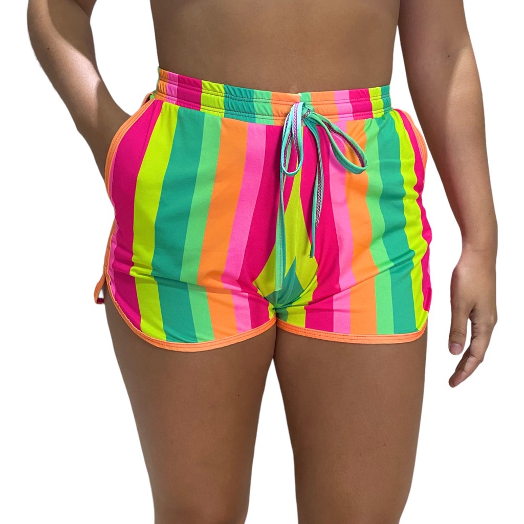 Saída De Shorts Moda Praia Feminino De Praia Conjuntos Roupas Moda