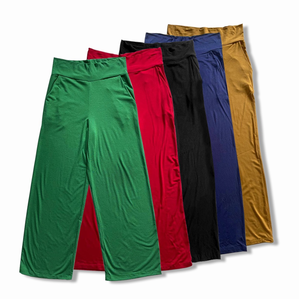 Calça de sale viscose lisa