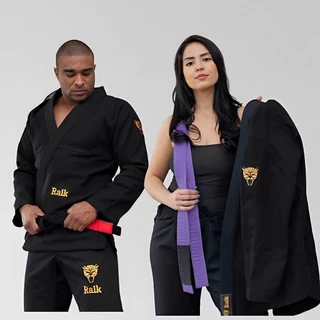 Kimono jiu jitsu profissional trançado bjj top de linha jiu alta performance + mobilidade treino graduação