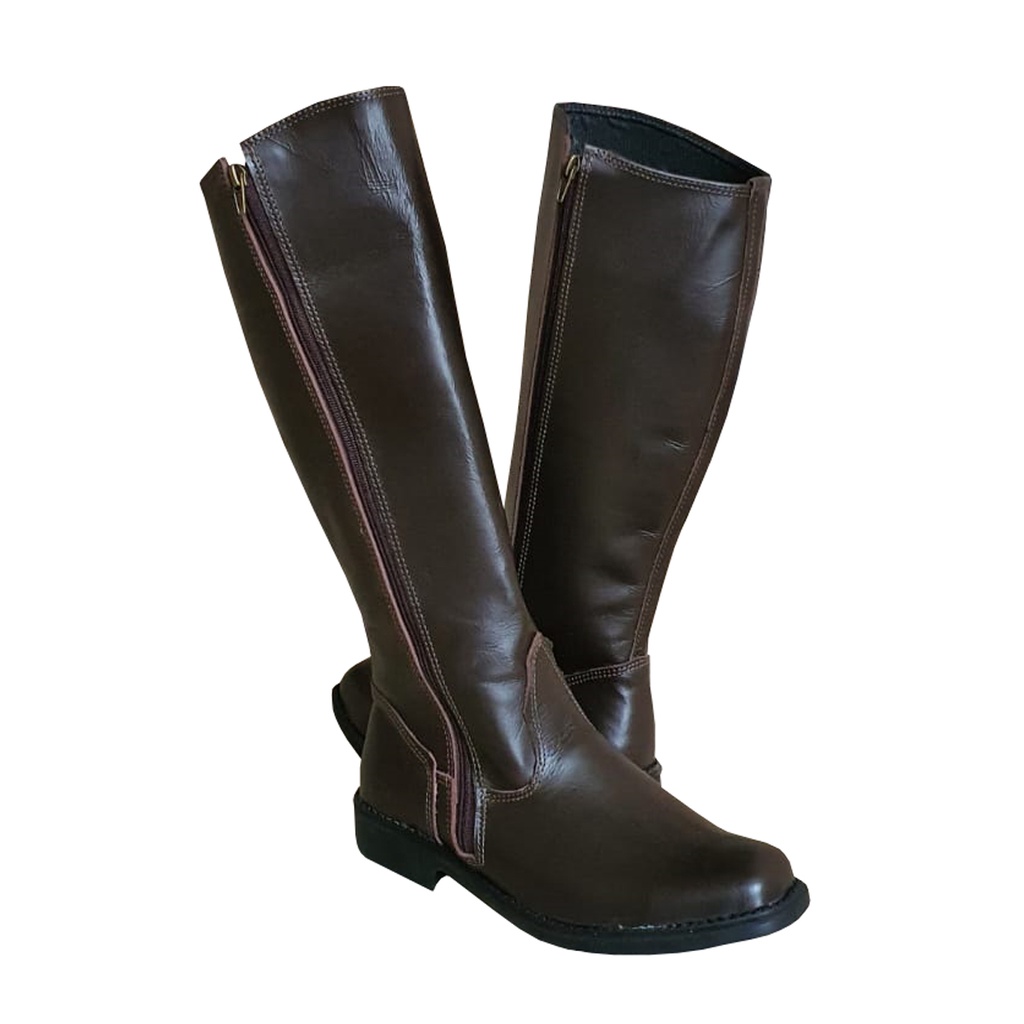 Bota masculina store montaria cano longo