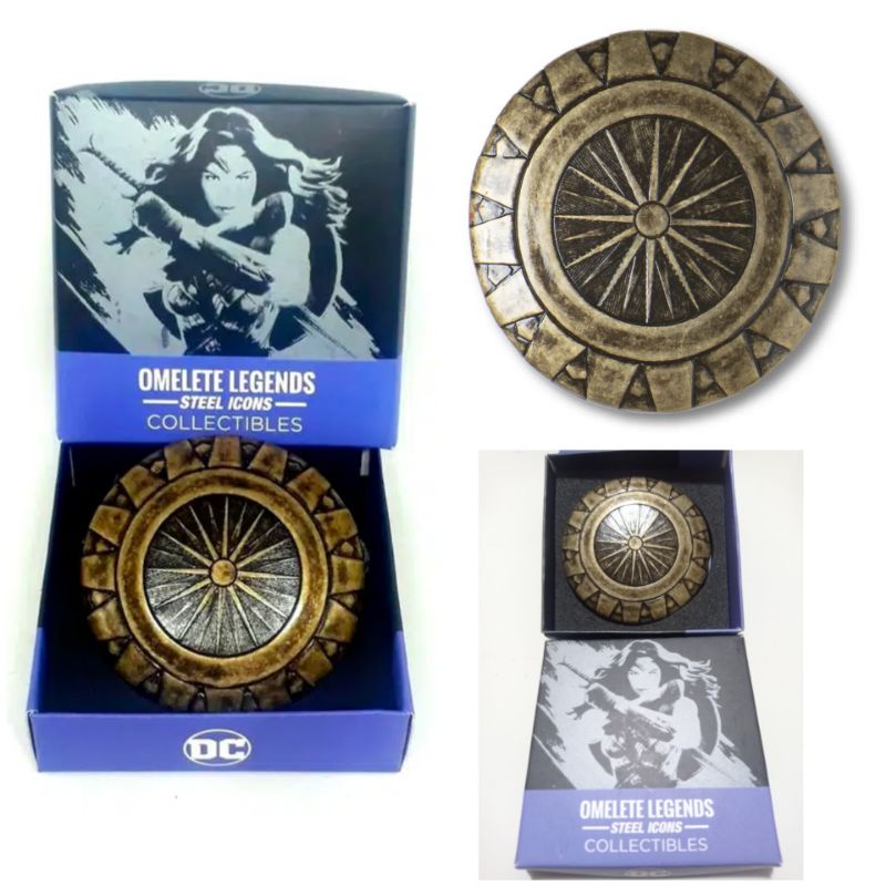 DC Steel Icon - Escudo da Mulher Maravilha - Omelete Box.