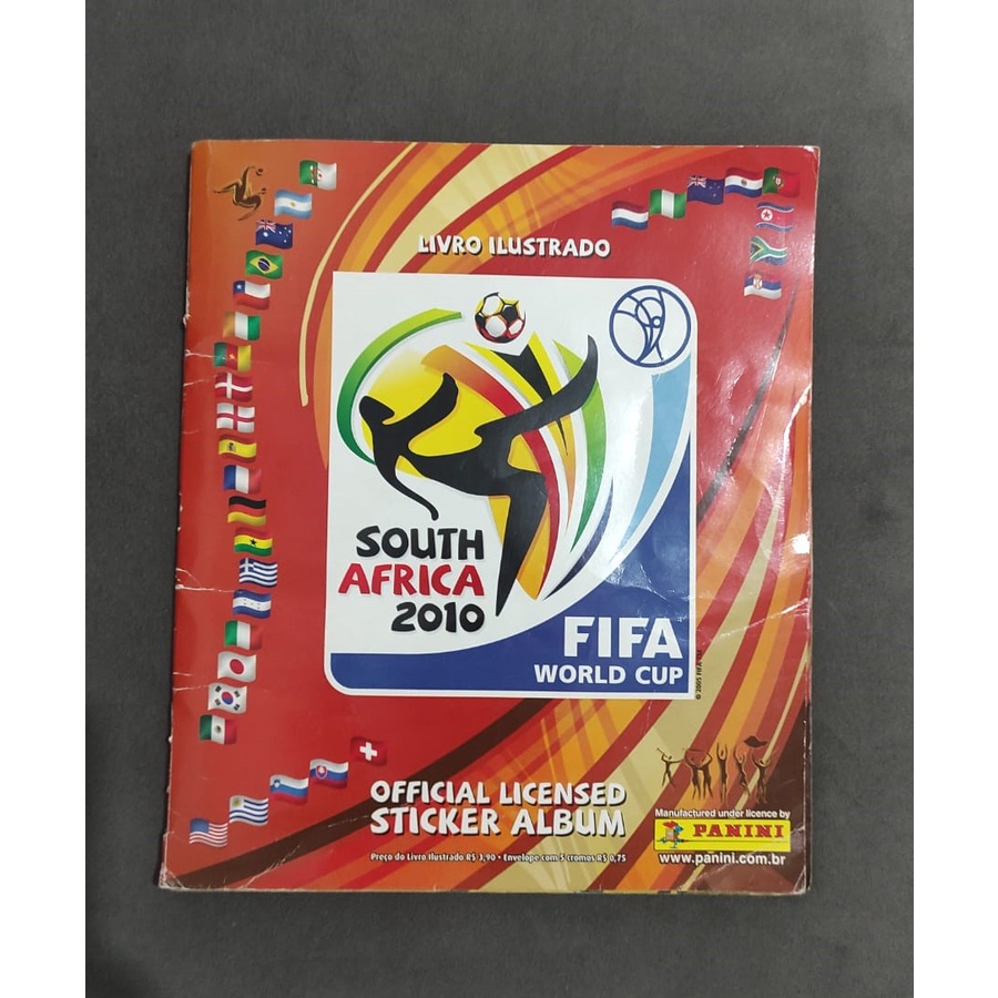 Album Copa Do Mundo 2010 PANINI Africa Completo Figurinhas Pra