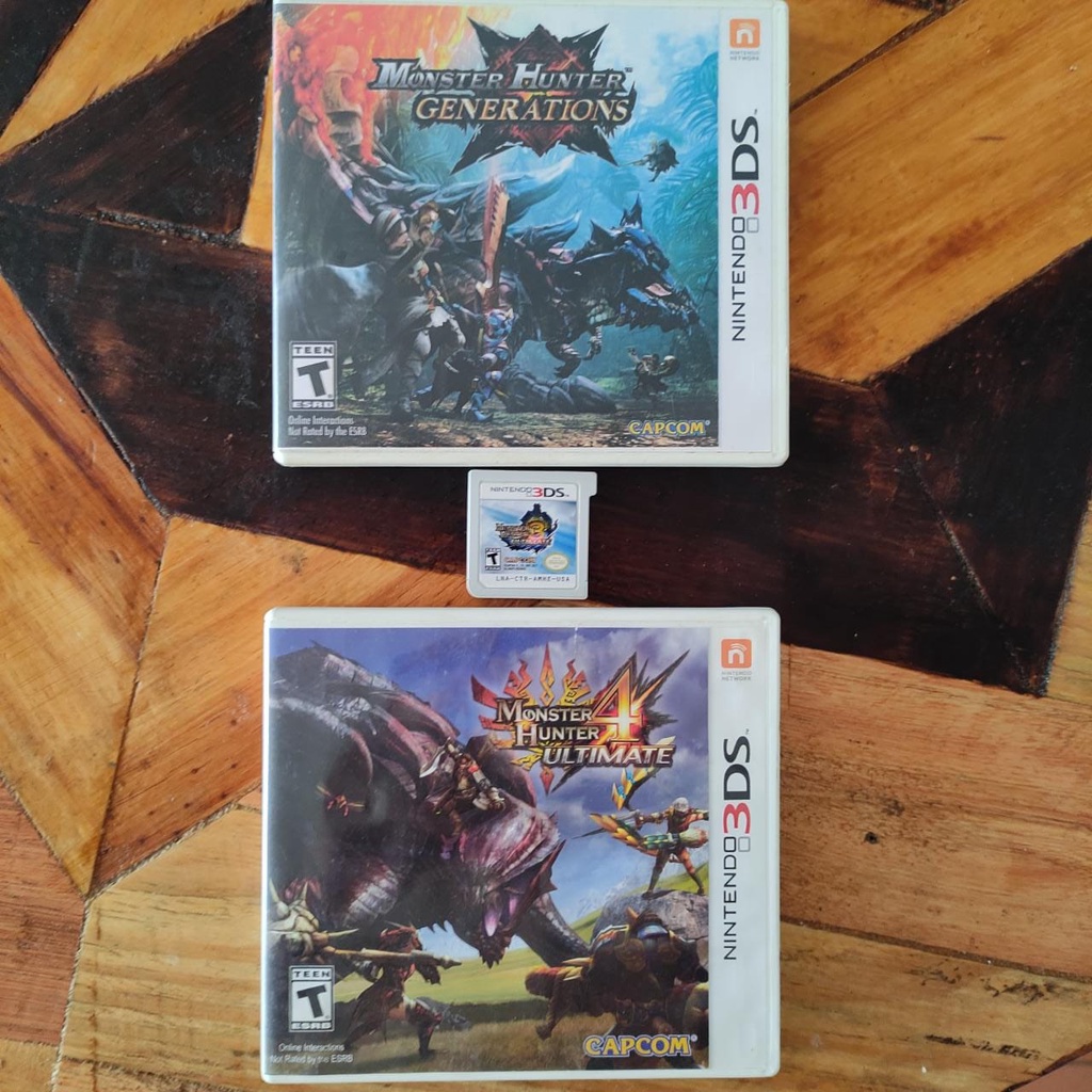 Monster Hunter Ultimate 4, 3 e Generations Nintendo 3DS Shopee Brasil