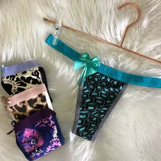 Kit 10 Calcinhas Tanga Elástico Largo Fio Dental Revenda