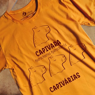 Camiseta Capivara Cinzenta - Capiverso