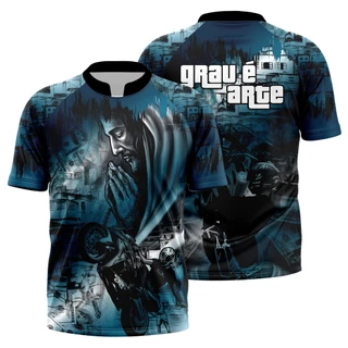 Camiseta Camisa Moto Jesus Favela Cristo Robozão Rua Grau É Arte 244