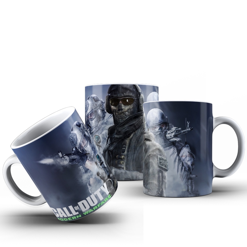 Caneca Call Of Duty Modern Warfare De Porcelana Mod Shopee Brasil