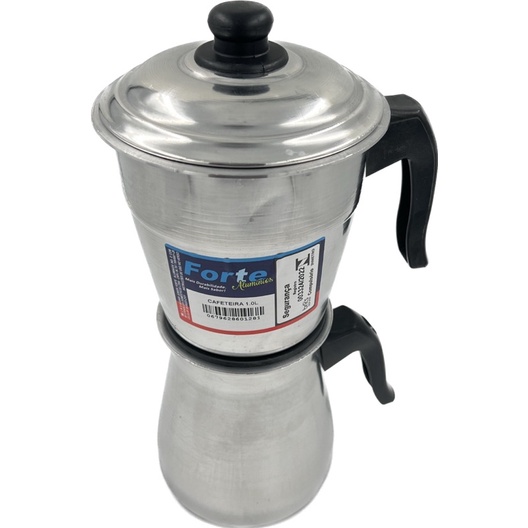 Cafeteira Aluminio Polido 1 Litro Cafeteira Econômica A Vapor Preço de Fábrica
