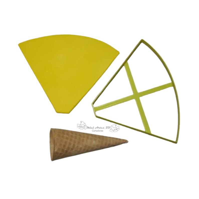 Cortador pasta americana Cone Trufado | Shopee Brasil