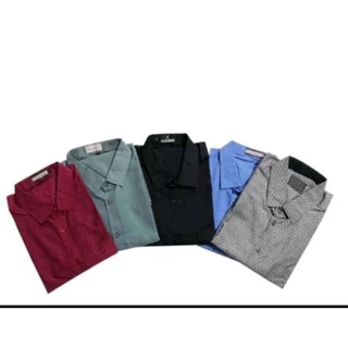 camisa social masculino manga curta adulto