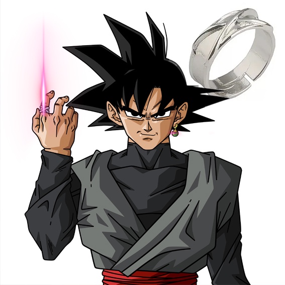 Dragon Ball Super Anel Tempo Zamasu Goku Black Cosplay