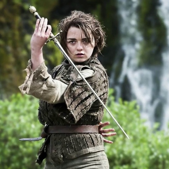 Espada Agulha Arya Stark Game Of Thrones + SUPORTE