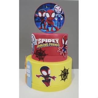 Topo de Bolo Spidey e Seus Amigos Espetaculares - 01 unidade - Se