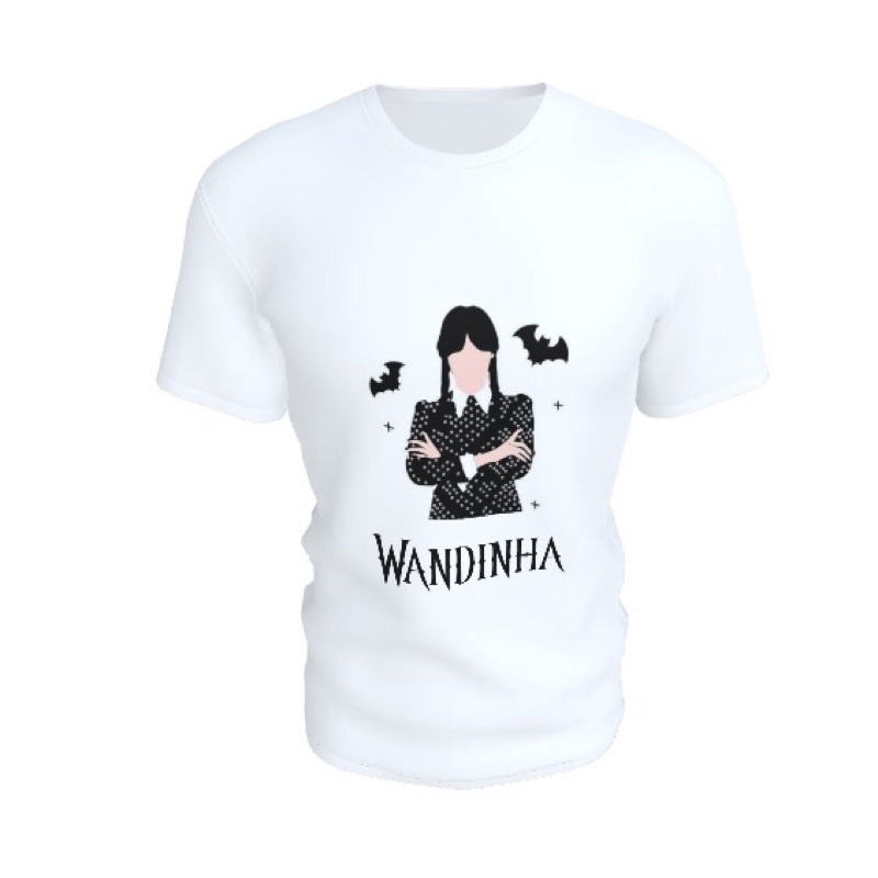 Camiseta Adulta Wandinha 1 MCDVMSéries e Filmes COD-0720-MC-ADULTO