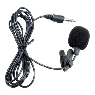 Mini Microfone De Lapela Profissional Computador Câmera Plug P2