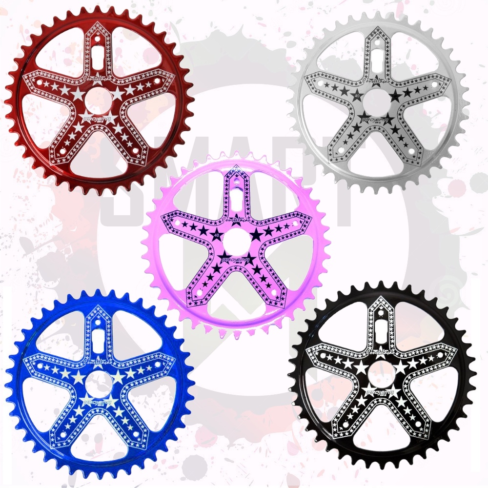 Coroa Roda Dentada Engrenagem Estrela Infantil Bicicleta Aro 20 e 24 Bike