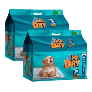 60 unidades de Tapete Higienico Mr Dry 60 x 60 cm