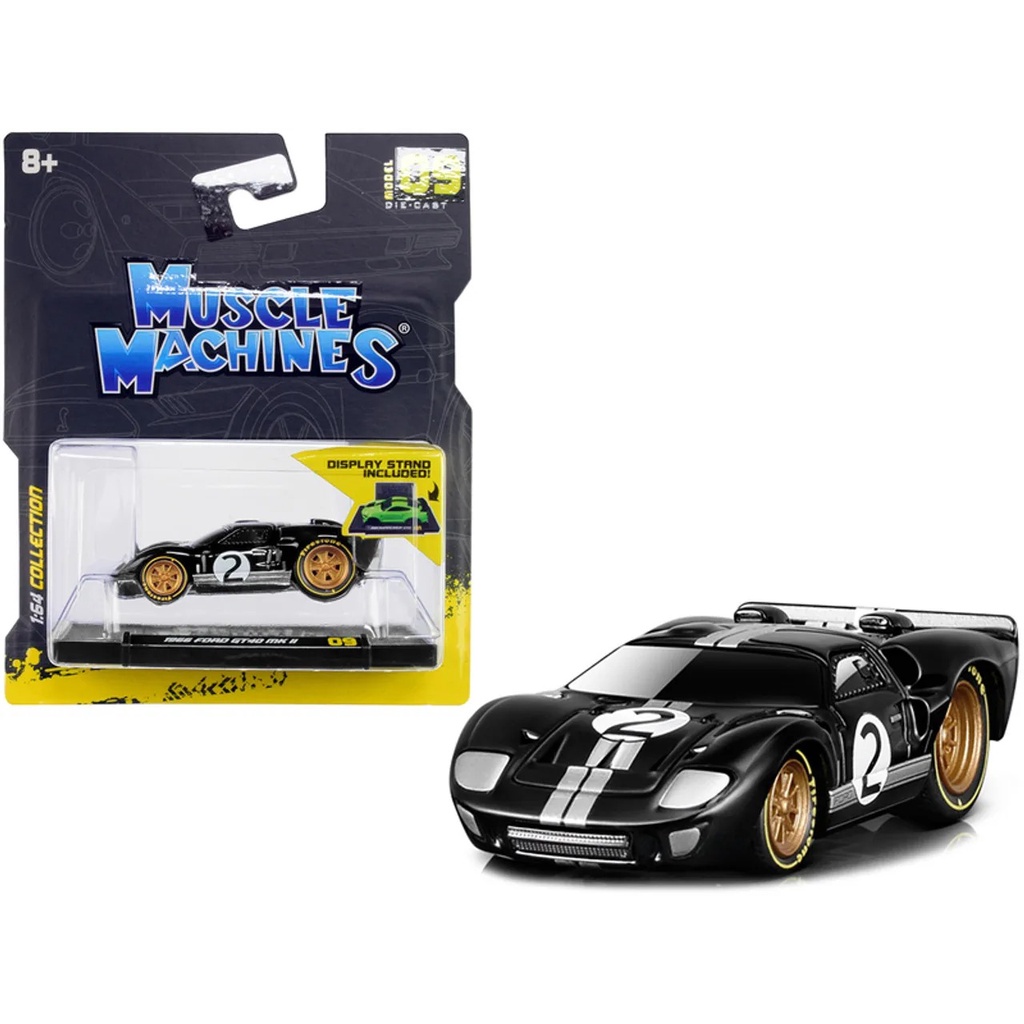 Miniatura de Metal c/ Base Expositora - Muscle Machines - 1/64