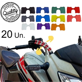 Kit 10 a 20 - Clip Decorativo para Cabo Fio de Moto Pecinha Escolha sua cor - Adaptador Suporte Clip Hashi em Oferta na Shopee