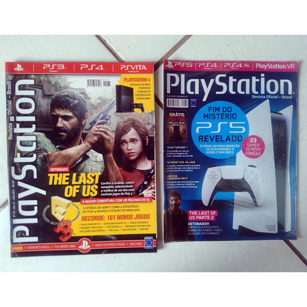 Revista Playstation: Uncharted Detonado E Revista Play N°270