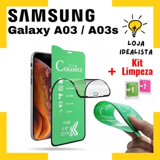 Película Cerâmica 3D 9D Para Galaxy A03 / A03s Inquebrável! Samsung Anti Shock Hidrogel - ENVIO IMEDIATO