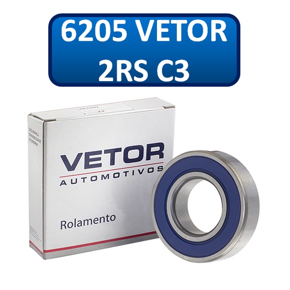 Roulement à Billes 6205-c3-skf 25x52x15 Mm Non étanche