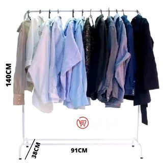 Arara De Roupa Cabideiro Com Sapateira - BRANCA OU PRETA