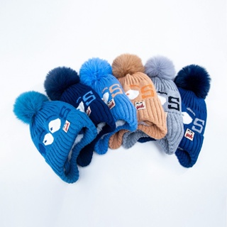 Gorro Touca Infantil Criança Menino Menina Tricotado Quente Fashion Para 2-10 anos