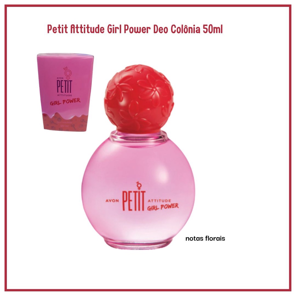 Colonia Petit Attitude Girl Power 50ml, Avon Petit