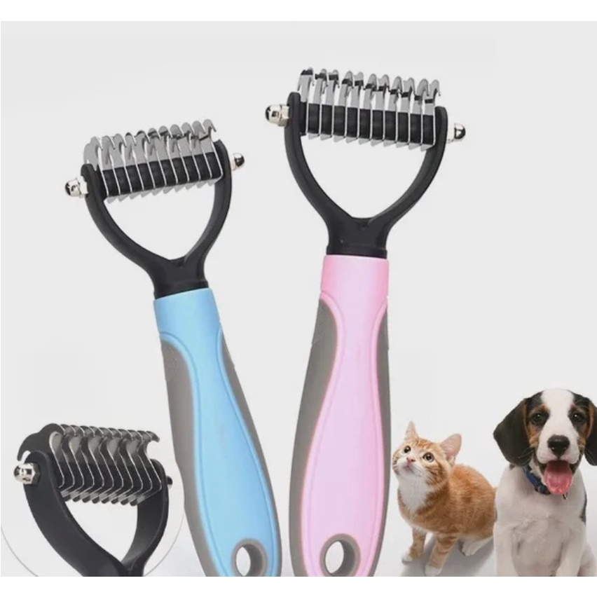 Desembolador de pelos Longos para Cachorros e Gatos Escova Rake com ...