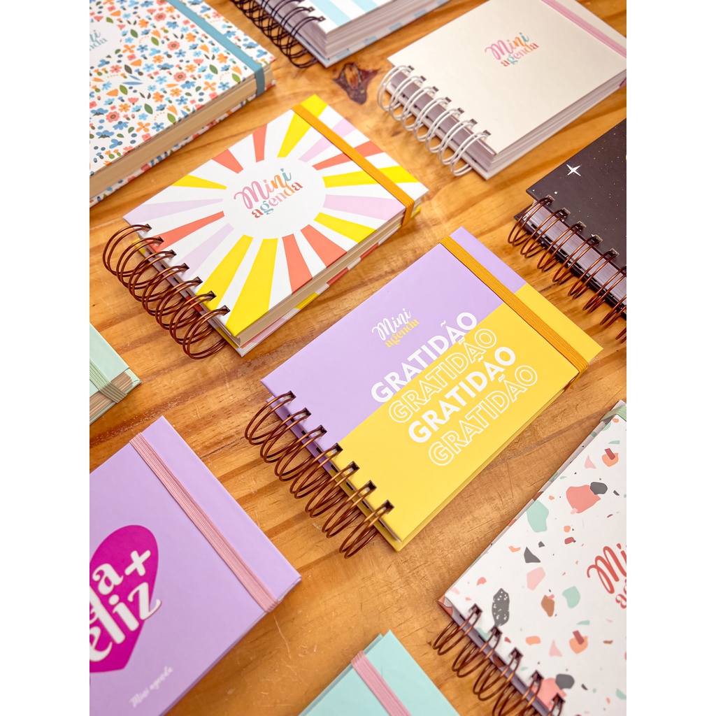 Mini Agenda Permanente Personalizada com elástico 2024/2025 - Good ...