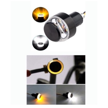 Cordão De Luzes LED Para Guidão De Motocicleta luz branco com amarelo
