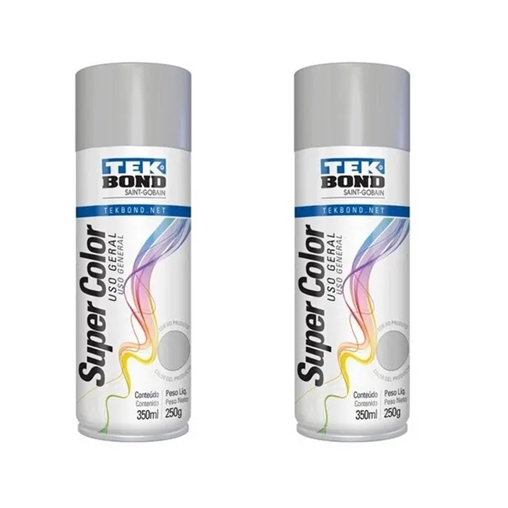 Kit 2 Latas Spray Verniz E Prime Fundo ( Tekbond) 350ml