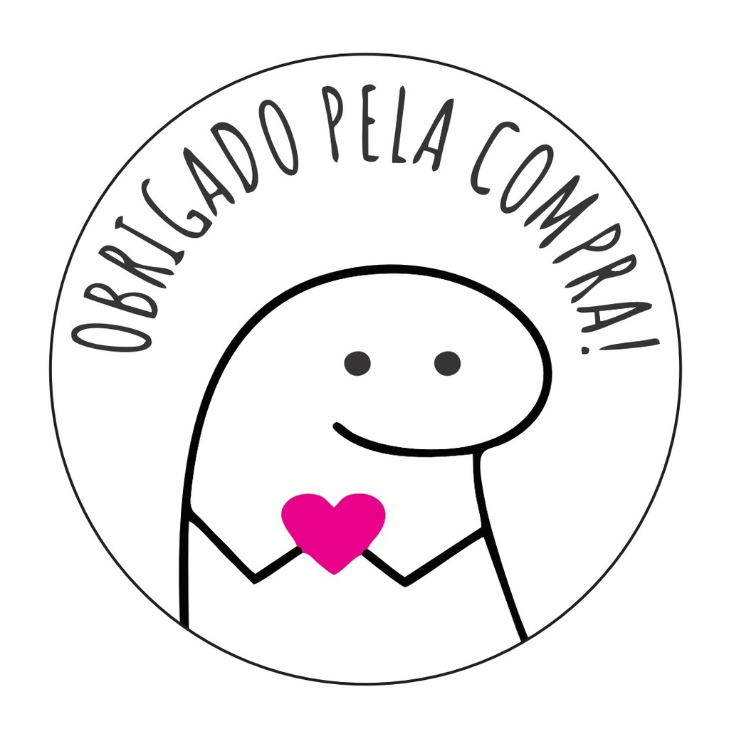 Etiqueta adesiva obrigado pela compra flork meme bento shopee brasil