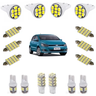 Kit Lampada Led Volkswagen Novo Fox 2011 A 2018 6000k