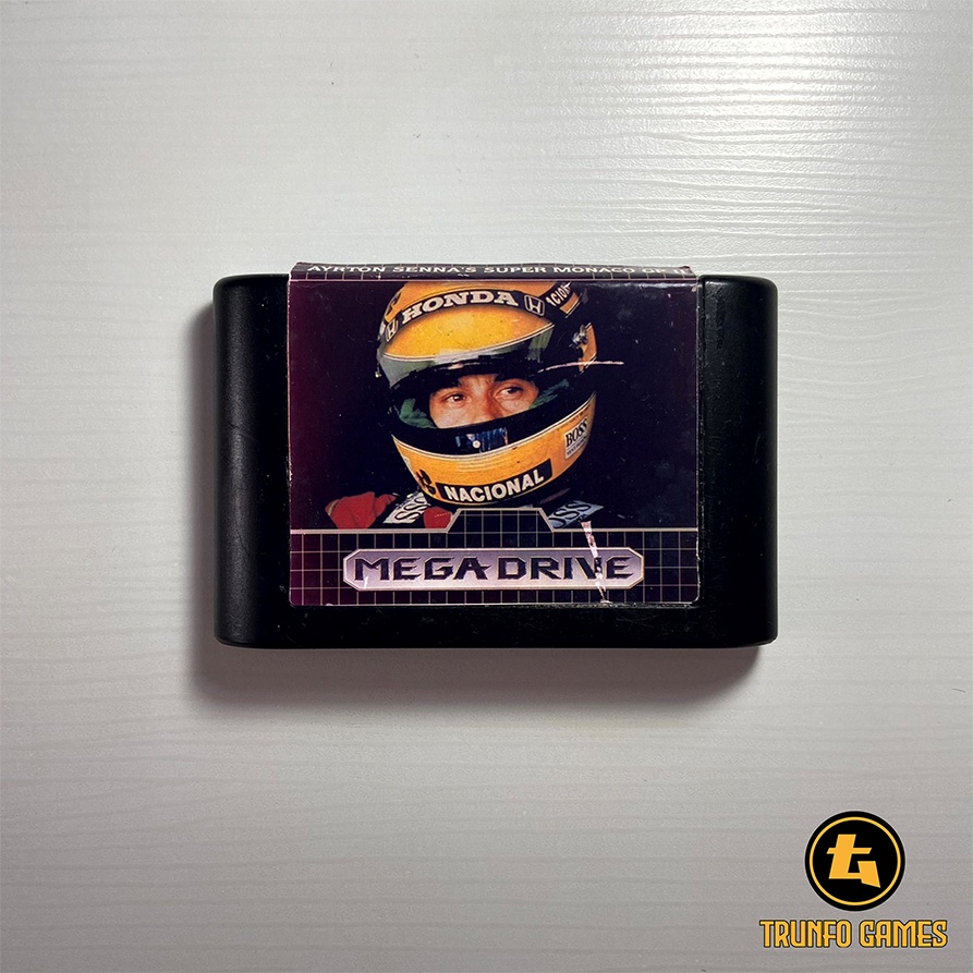 Jogo Ayrton Senna's Super Monaco Gp Ii De Mega Drive. | Shopee Brasil