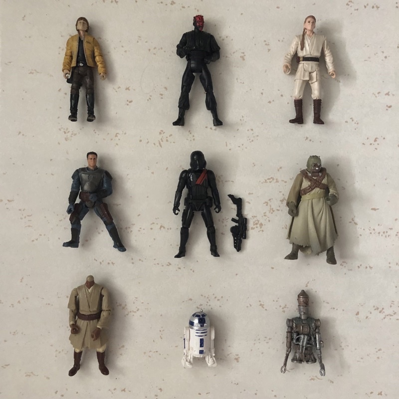 Lote Star Wars Hasbro loose sucata exatamente como na foto