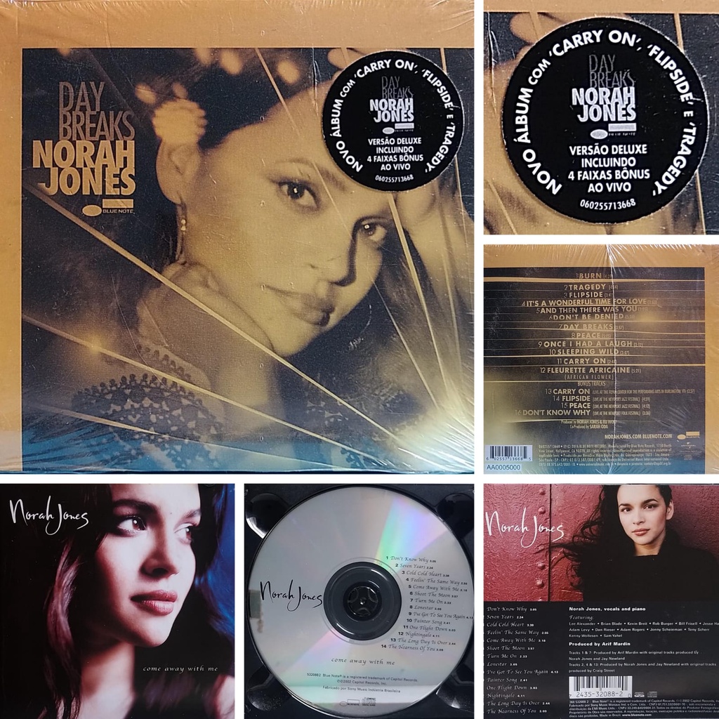CD NORAH JONES - OPÇÕES &amp; DETALHES NA DESCRIÇÃO | Shopee Brasil