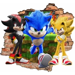 Adesivo de Parede Infantil Sonic Mod. 1