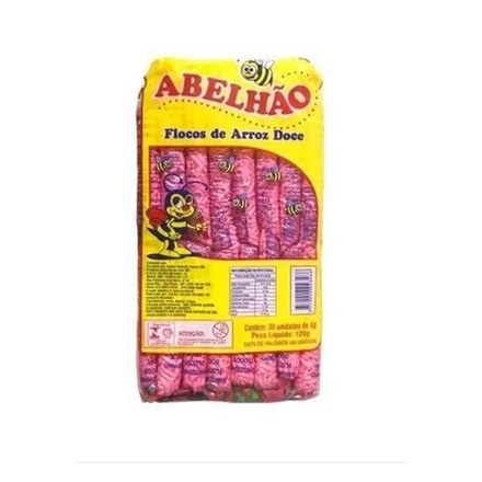 Flocos De Arroz Doce 30 Unids De 4g - Abelhão