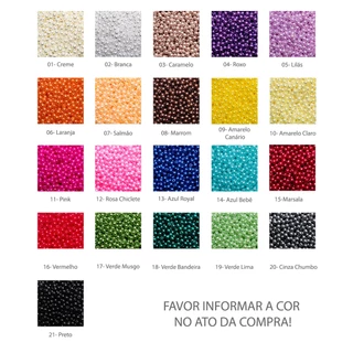 Perola de ABS 3mm 1.000 Unidades