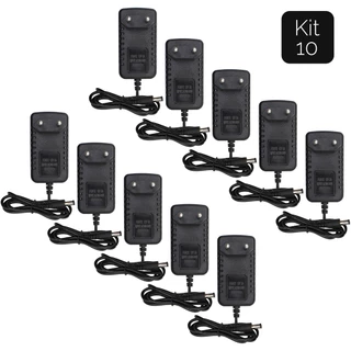 Kit 10 Fonte 3a 12v Estabilizada Chaveada Bivolt Cftv Fita Led