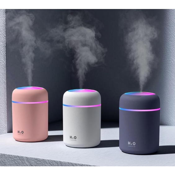 Aparelho Purificador Umidificador de Ar Difusor 300ml Aroma Terapia
