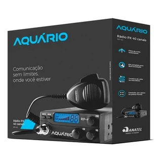 Rádio Px 40 Canais Aquário Rp 40 - Homologado Anatel