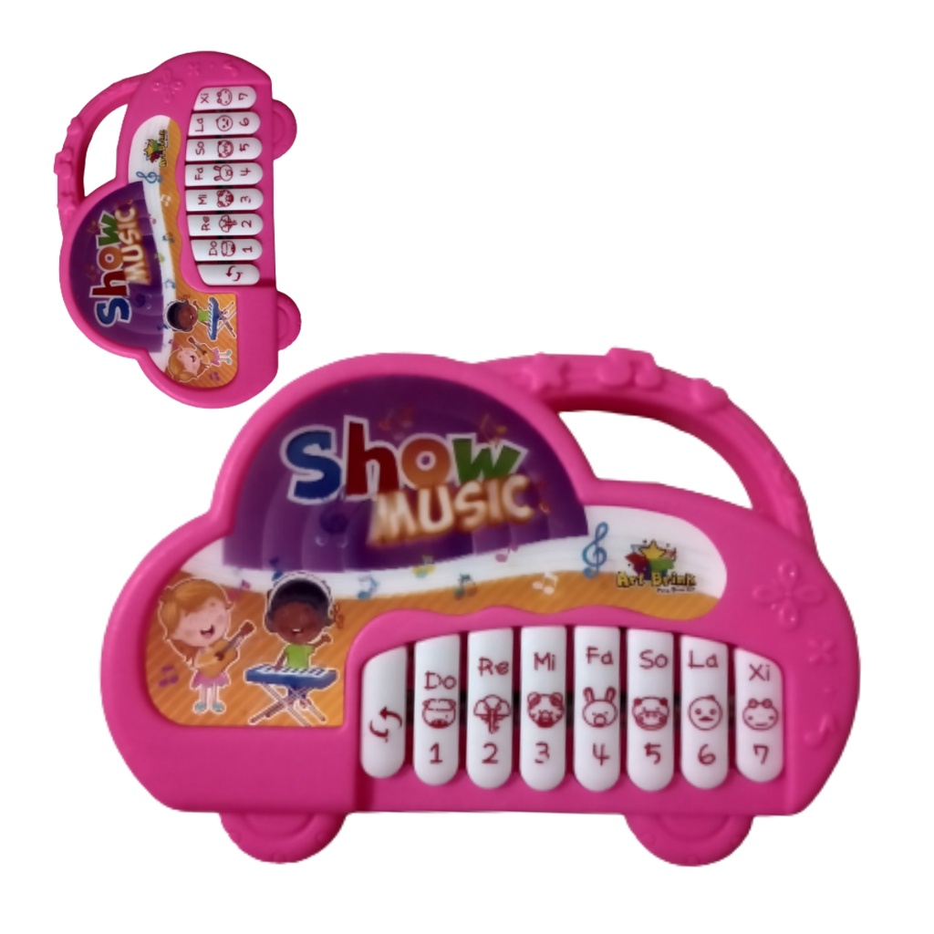 Piano Musical Infantil - Unicórnio - 6303 - Braskit - Real Brinquedos