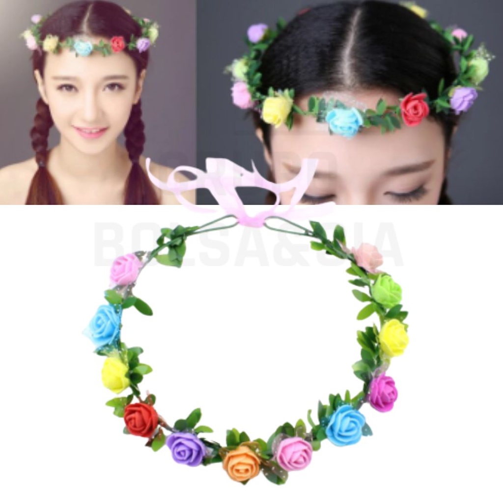 Tiaras de Flores Carnaval Coroa de Flores Arco de Carnaval Fantasia