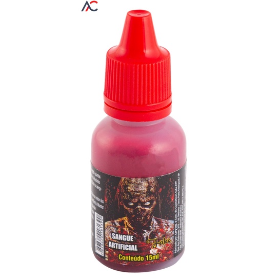 Sangue Falso Artificial Para Maquiagem Artística - 15 ml