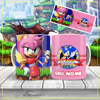 Copo Caneca Sonic com Personagem Sonic Vermelho de Plástico, Canequinha  Sonic Nunca Usado 84392849